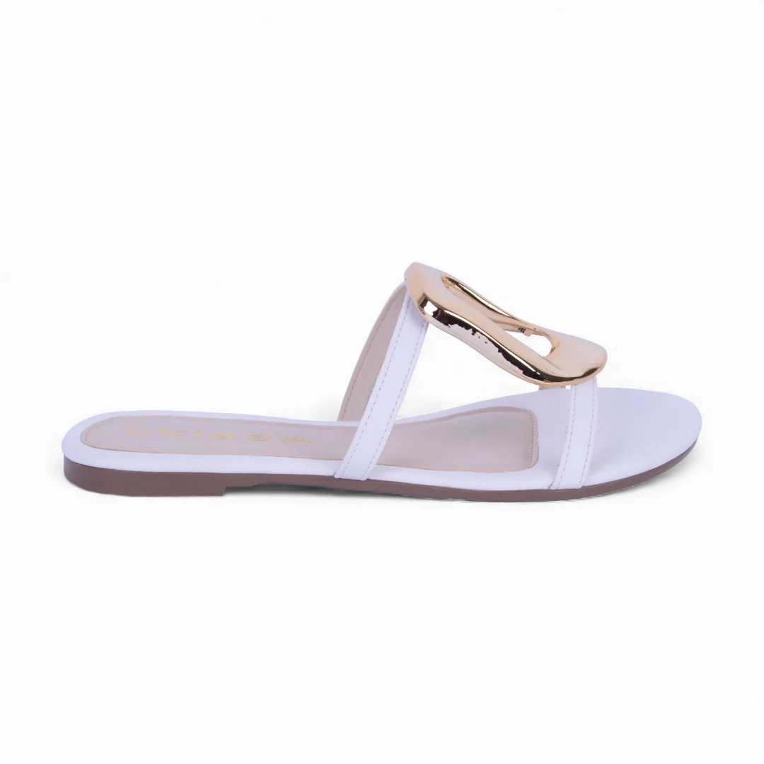 DÚO 429 SANDALIAS DE PISO BLANCO Y AMARILLO 05388 - Image 9