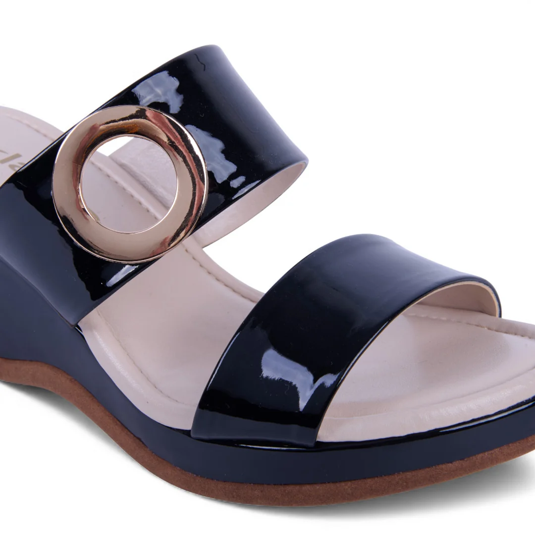 DÚO 449 SANDALIAS PLATAFORMAS HUESO Y NEGRO 06760 - Image 12