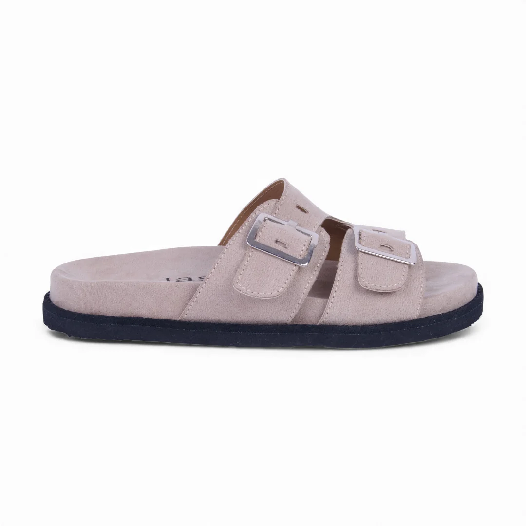 DÚO 458 SANDALIAS DE PISO CAFÉ Y BEIGE CON LÁTIGO 24039 - Image 2