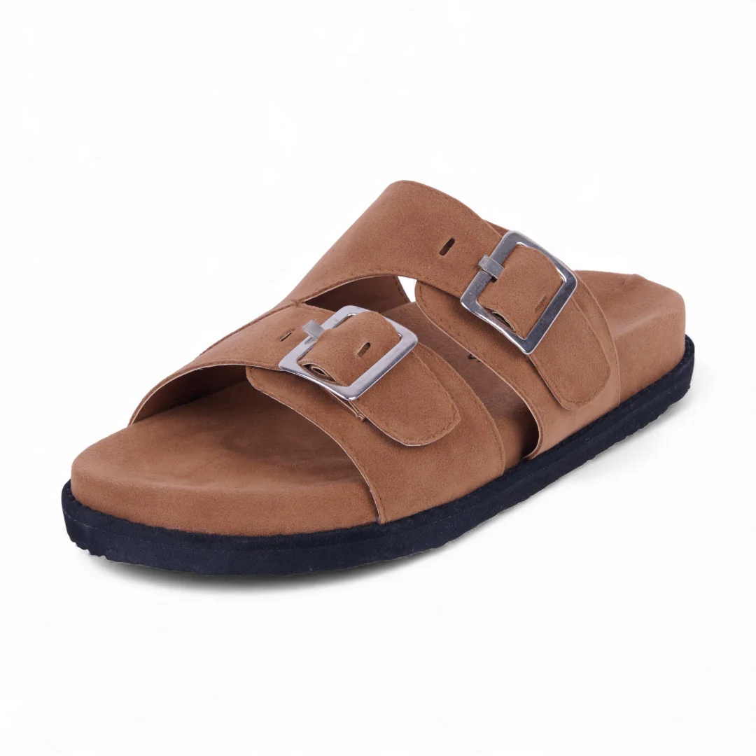 DÚO 458 SANDALIAS DE PISO CAFÉ Y BEIGE CON LÁTIGO 24039 - Image 8