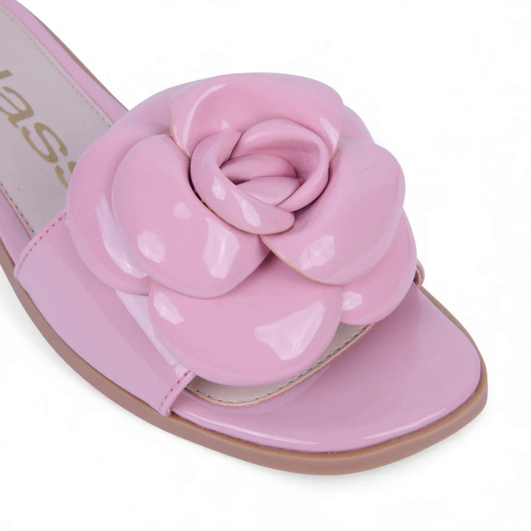 DÚO 470 SANDALIAS DE PISO NEGRO Y ROSA 06761 - Image 7