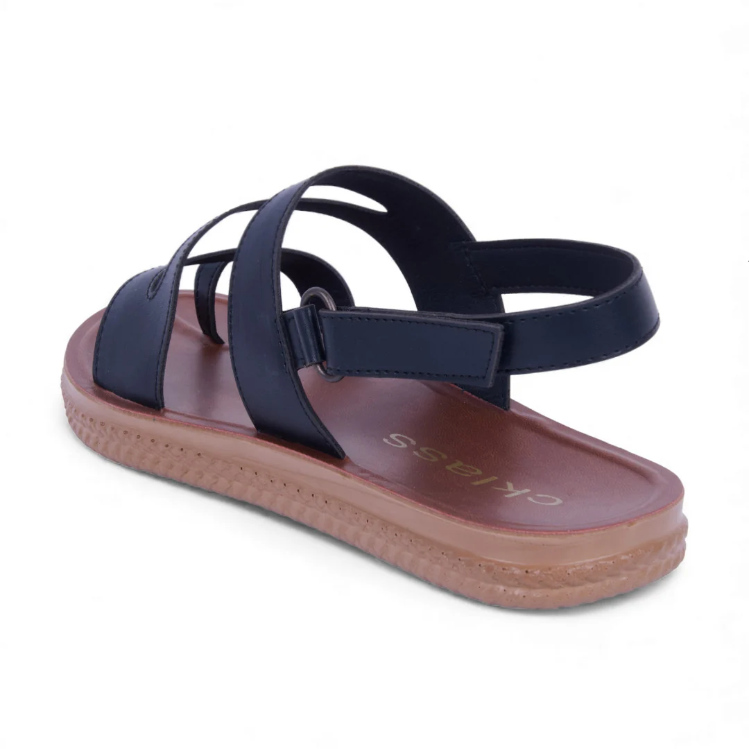 DÚO 479 SANDALIAS DE PISO NEGRO Y HUESO CON TIRAS 56320 - Image 11