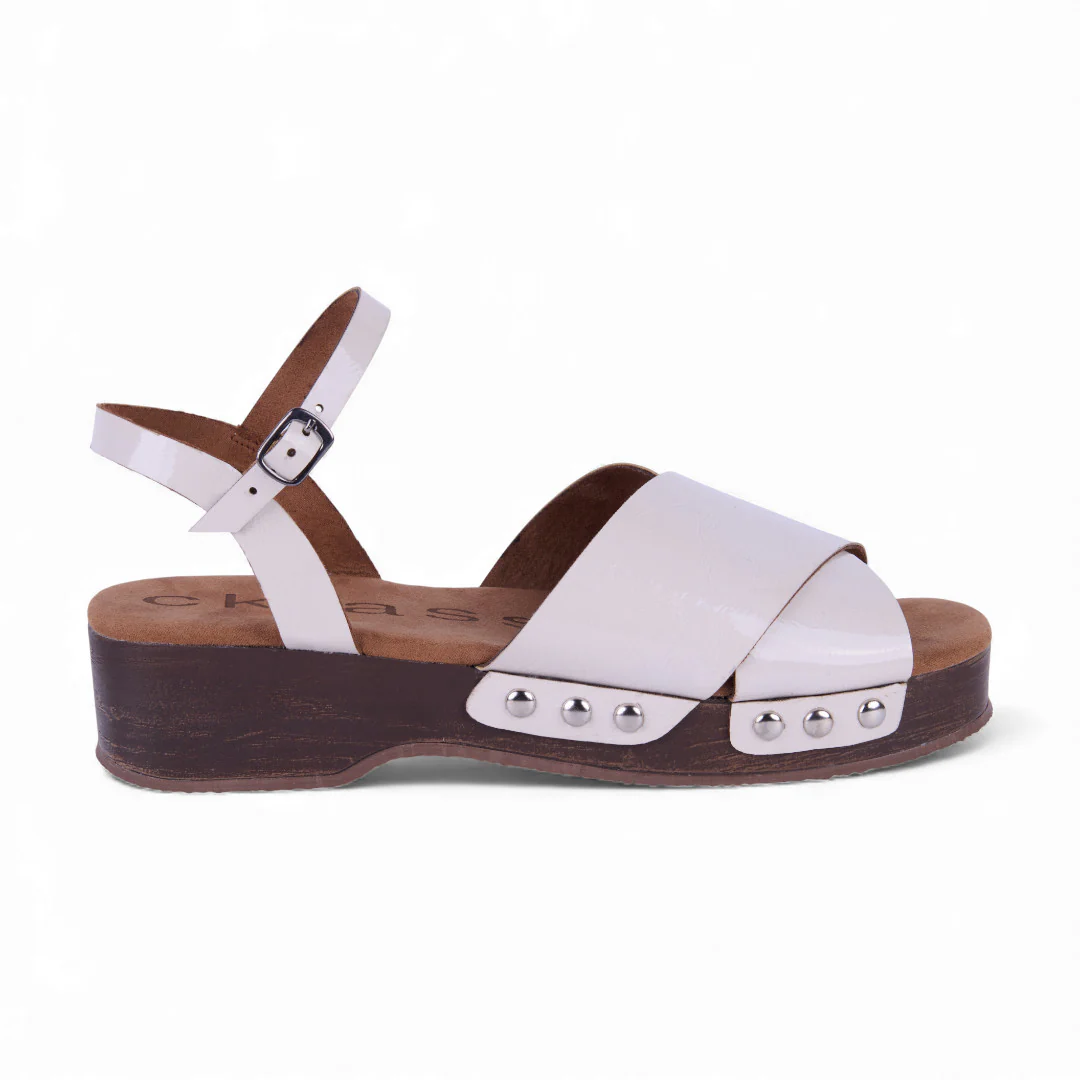 DÚO 505 SANDALIAS PLATAFORMAS HUESO Y NEGRO 06806 - Image 3