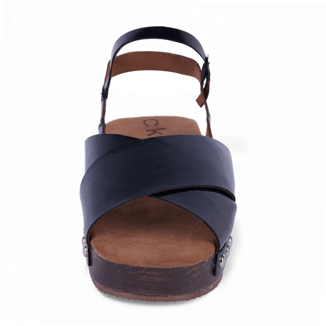 DÚO 505 SANDALIAS PLATAFORMAS HUESO Y NEGRO 06806 - Image 8