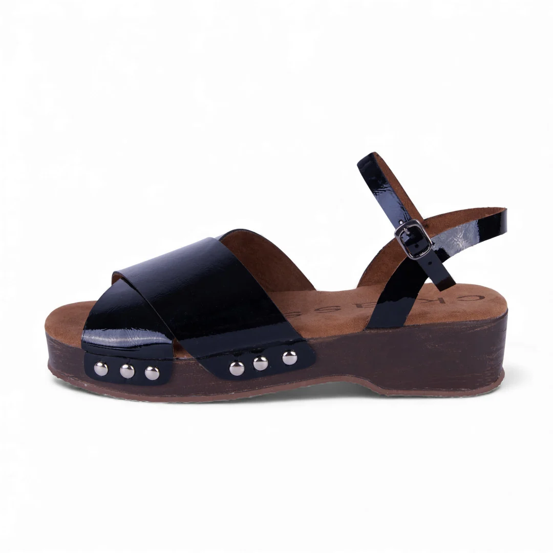 DÚO 505 SANDALIAS PLATAFORMAS HUESO Y NEGRO 06806 - Image 9