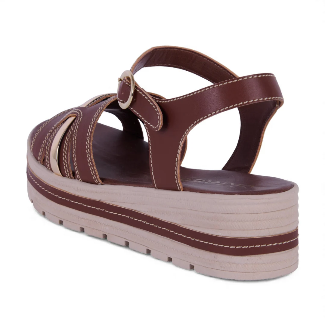 DÚO 506 SANDALIAS PISO BLANCO Y CAFÉ CON PULSERA 06826 - Image 10