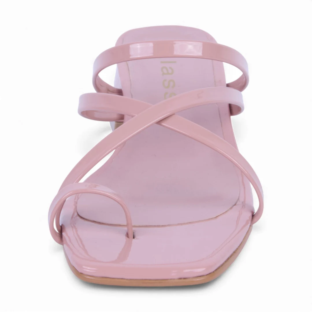 DÚO 508 SANDALIAS DE TACÓN NEGRO Y ROSA CON TIRAS 04149 - Image 10