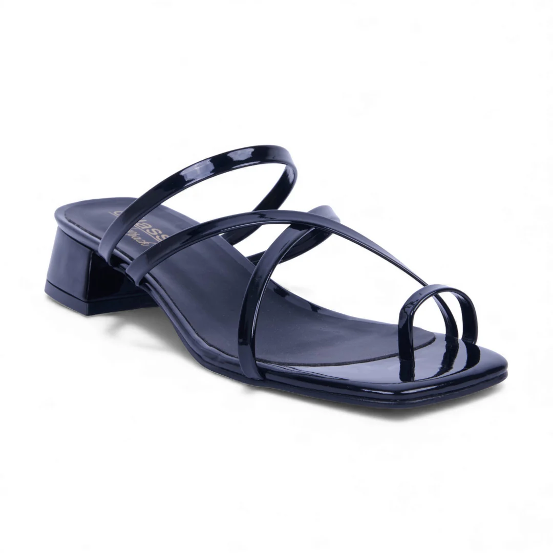 DÚO 508 SANDALIAS DE TACÓN NEGRO Y ROSA CON TIRAS 04149 - Image 4