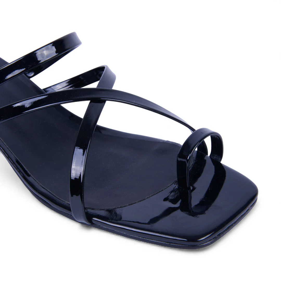 DÚO 508 SANDALIAS DE TACÓN NEGRO Y ROSA CON TIRAS 04149 - Image 7