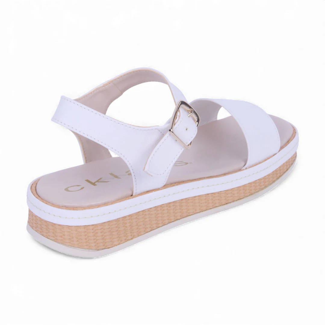 DÚO 521 SANDALIAS DE PISO BLANCO Y MARINO 06804 - Image 10