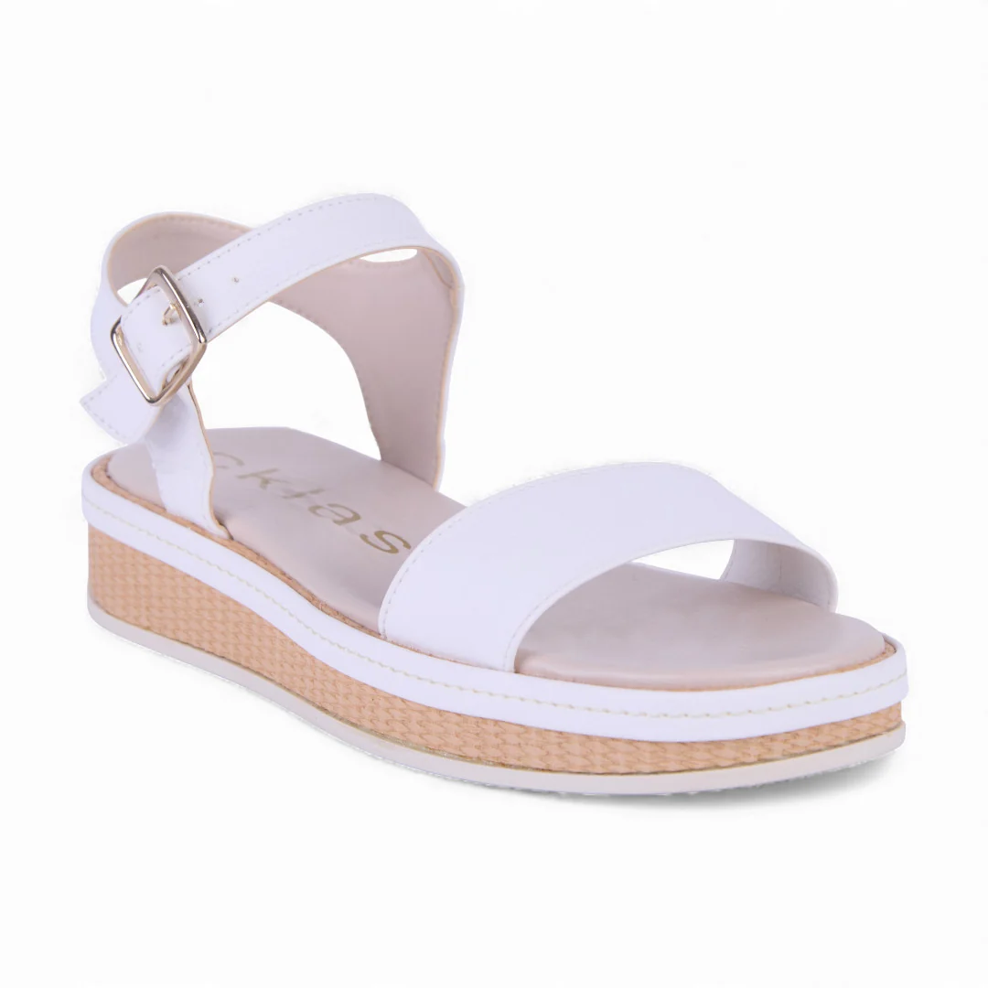 DÚO 521 SANDALIAS DE PISO BLANCO Y MARINO 06804 - Image 11