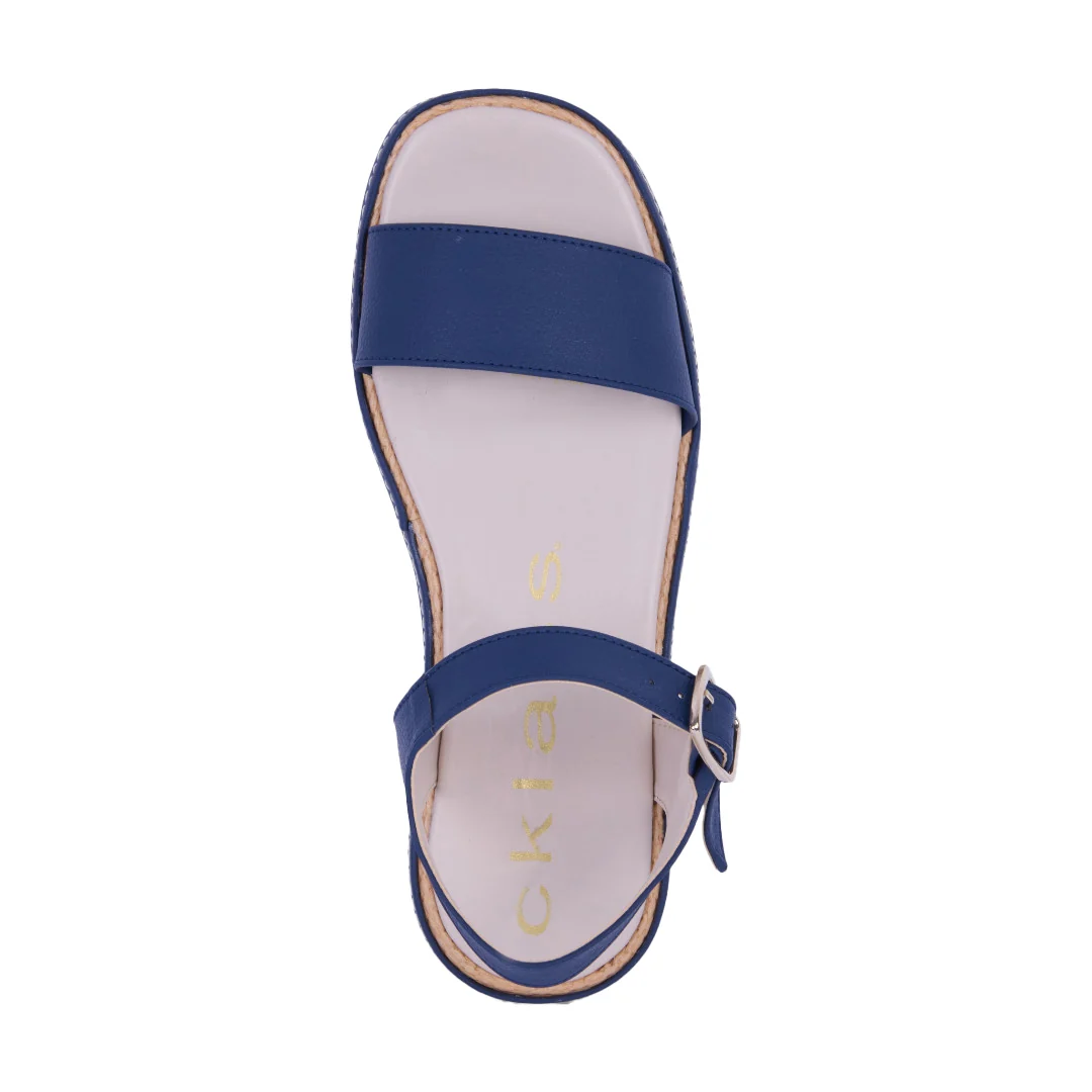 DÚO 521 SANDALIAS DE PISO BLANCO Y MARINO 06804 - Image 6