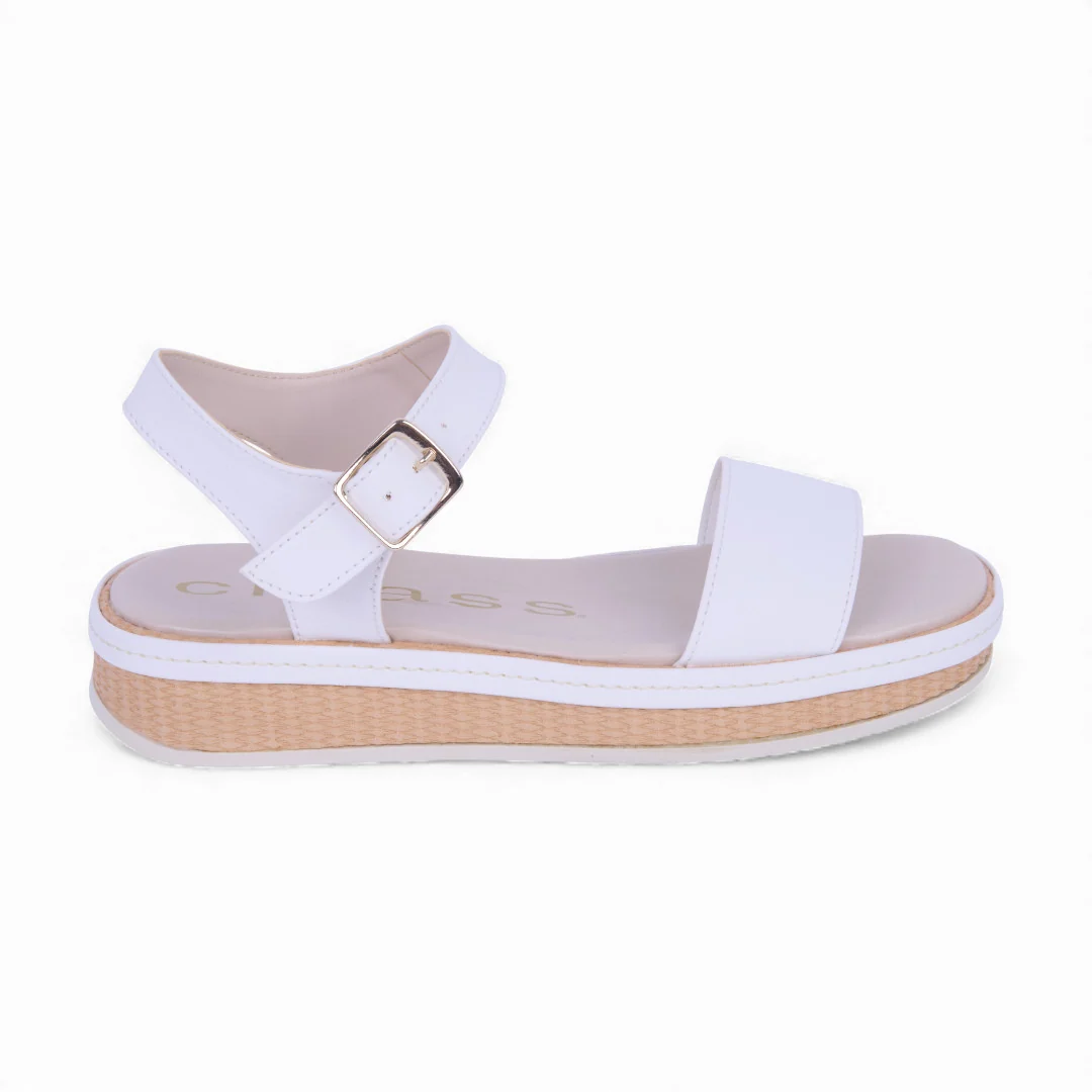 DÚO 521 SANDALIAS DE PISO BLANCO Y MARINO 06804 - Image 9