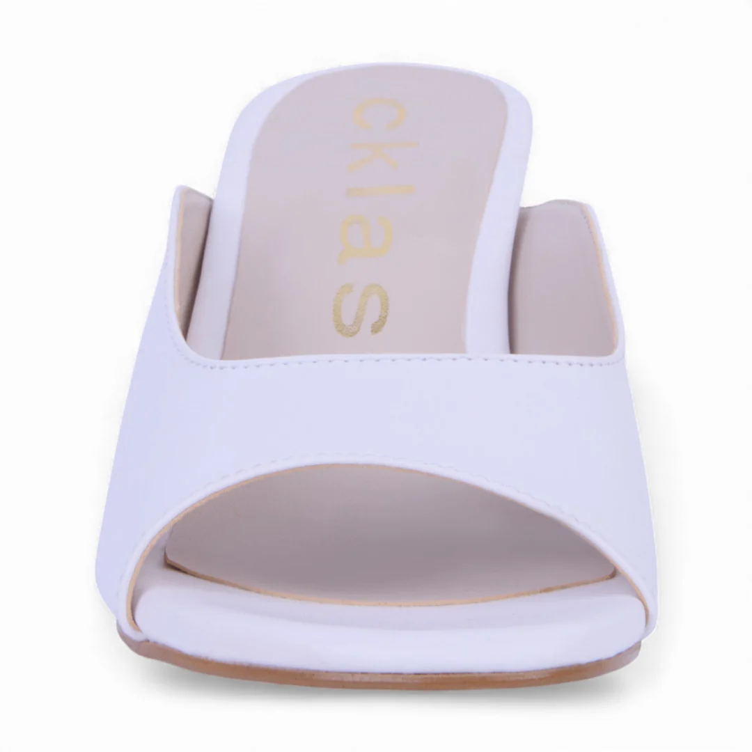 DÚO 546 SANDALIAS DE TACÓN BLANCO Y AMARILLO 03287 - Image 6