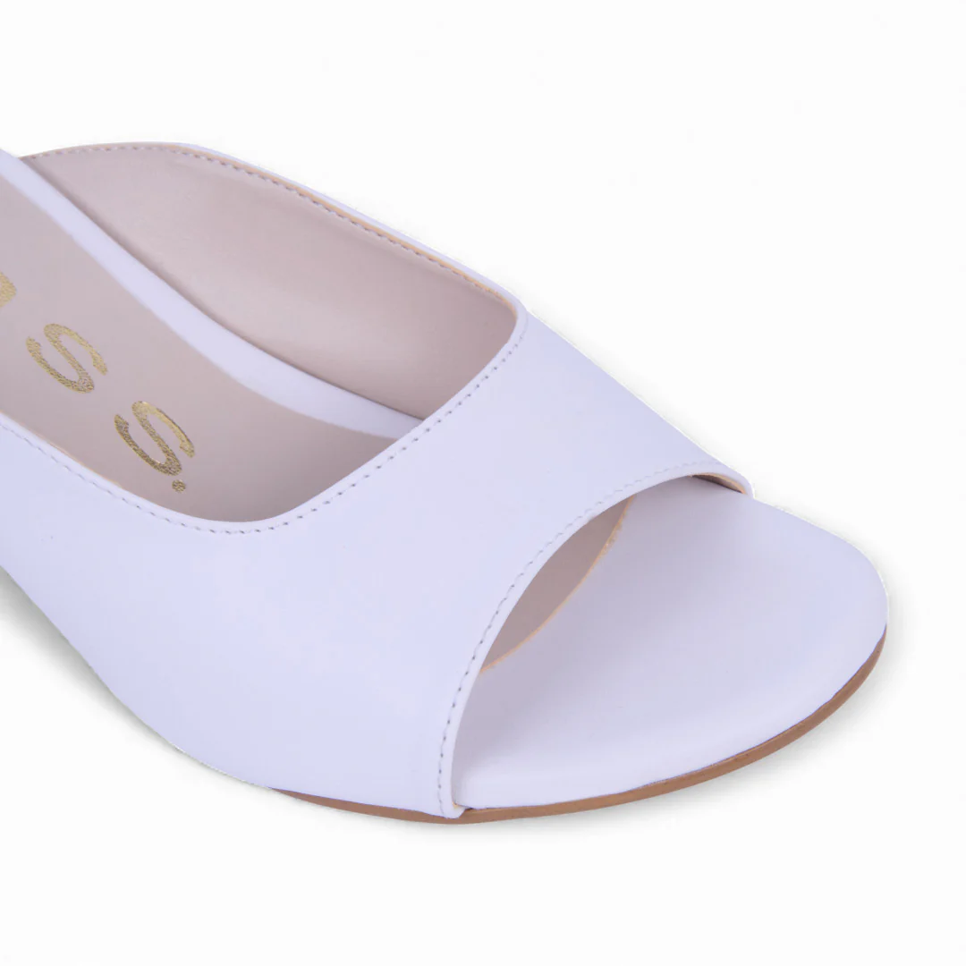 DÚO 546 SANDALIAS DE TACÓN BLANCO Y AMARILLO 03287 - Image 7
