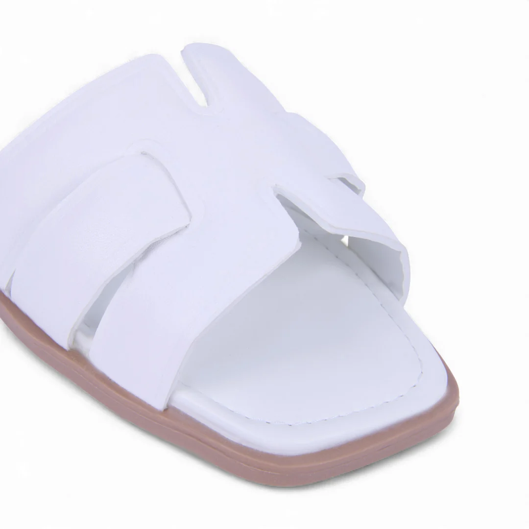 DÚO 569 SANDALIAS DE PISO BLANCO Y DORADO 03492 - Image 8