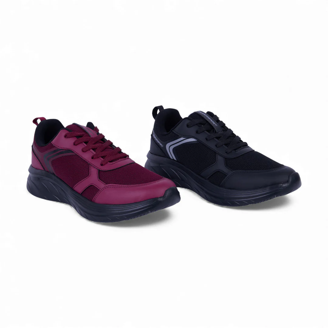 DÚO 587 TENIS NEGRO Y TINTO SUPERSPORT 68378
