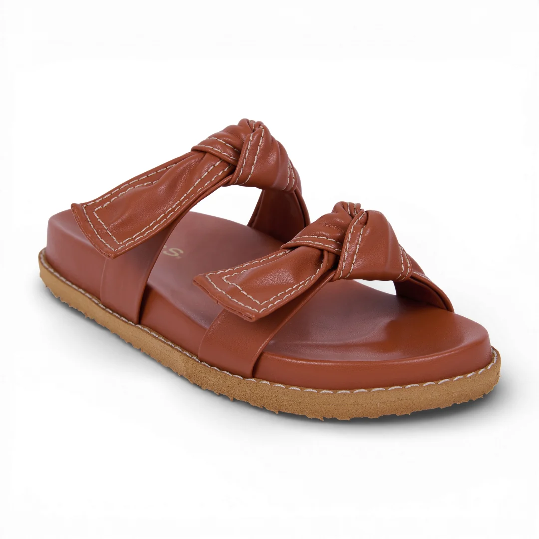 DÚO 601 SANDALIAS CON LATIGOS NEGRO Y MIEL - Image 3