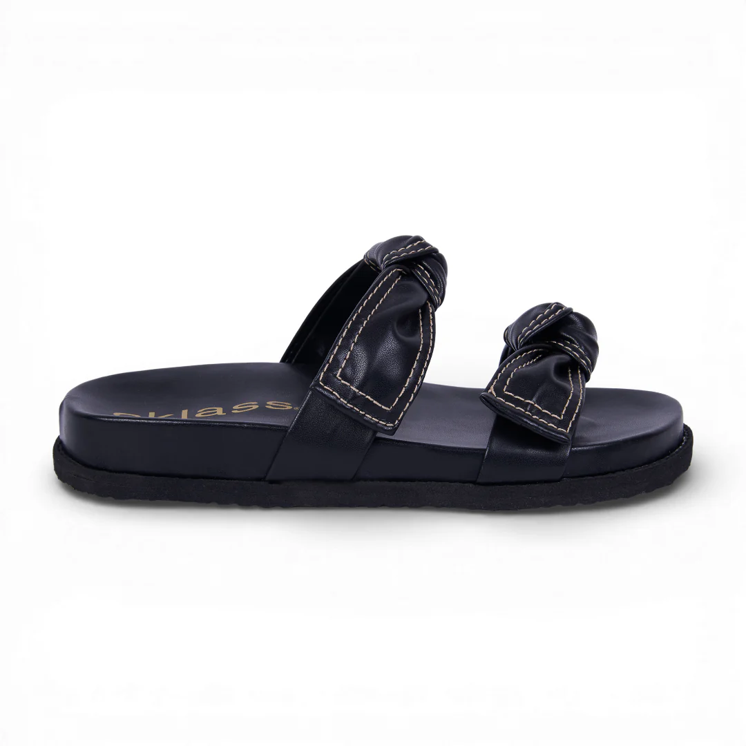 DÚO 601 SANDALIAS CON LATIGOS NEGRO Y MIEL - Image 4