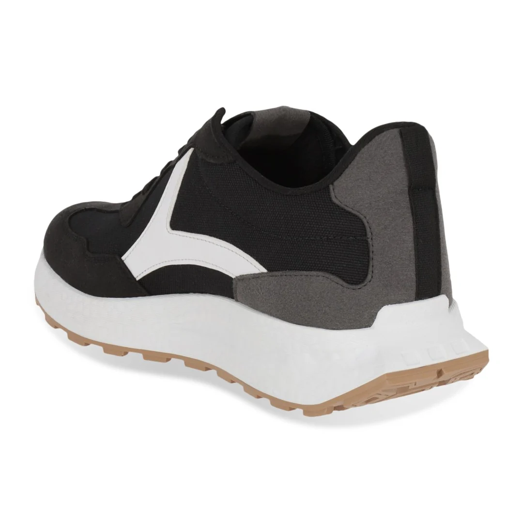 DÚO 604 TENIS DE PISO NEGRO Y BLANCO SINTÉTICO - Image 10