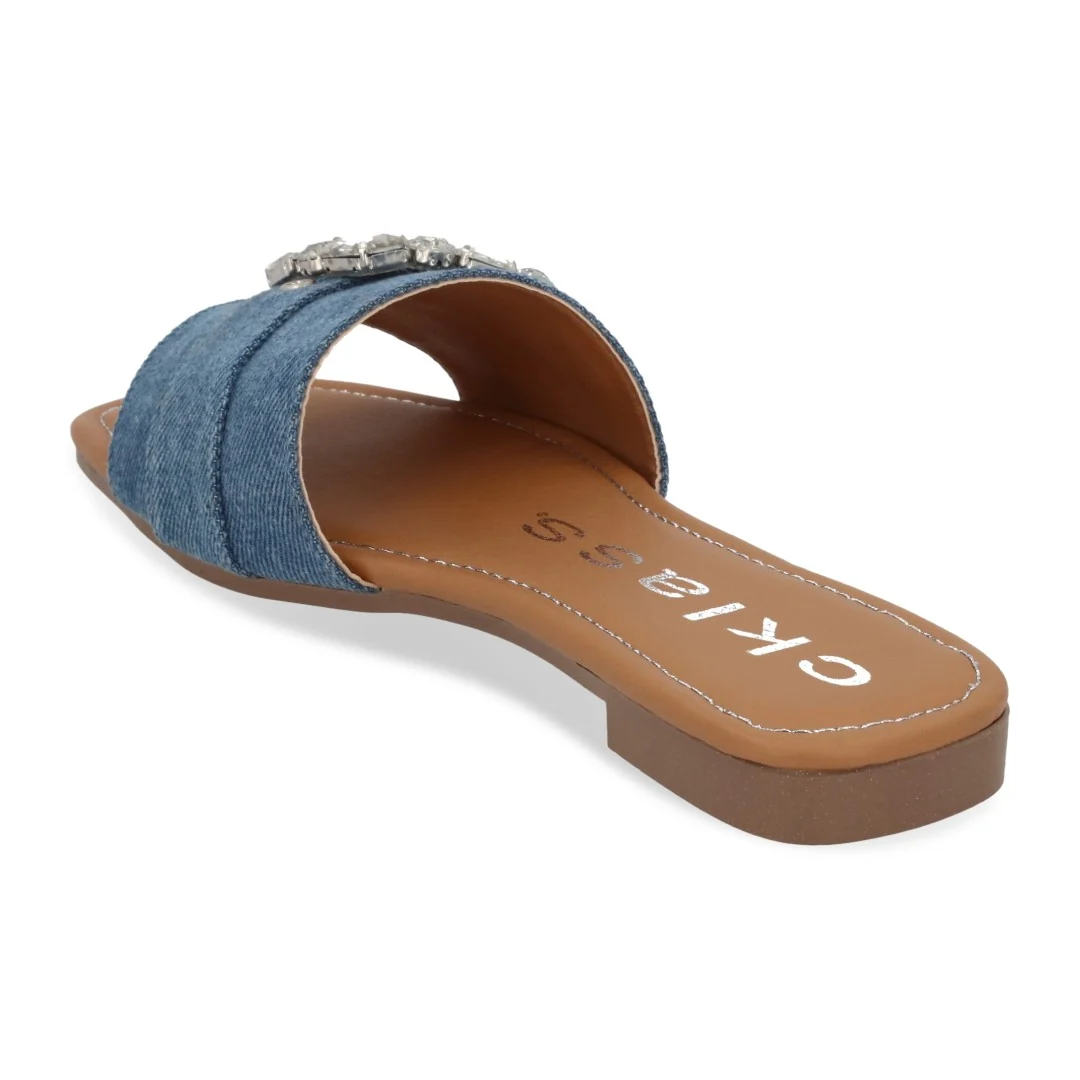DÚO 619 SANDALIA CASUAL MEZCLILLA Y BEIGE 89308 - Image 10