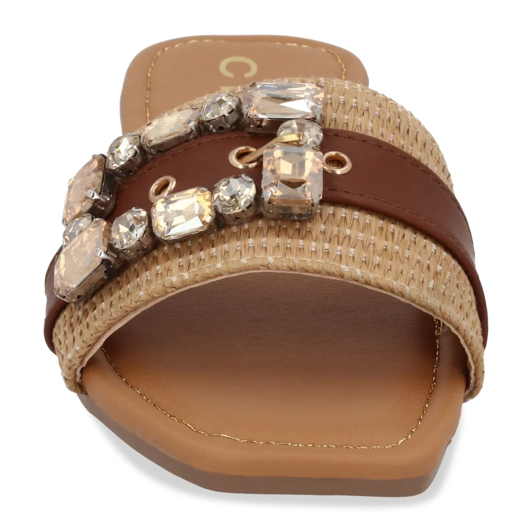 DÚO 619 SANDALIA CASUAL MEZCLILLA Y BEIGE 89308 - Image 5