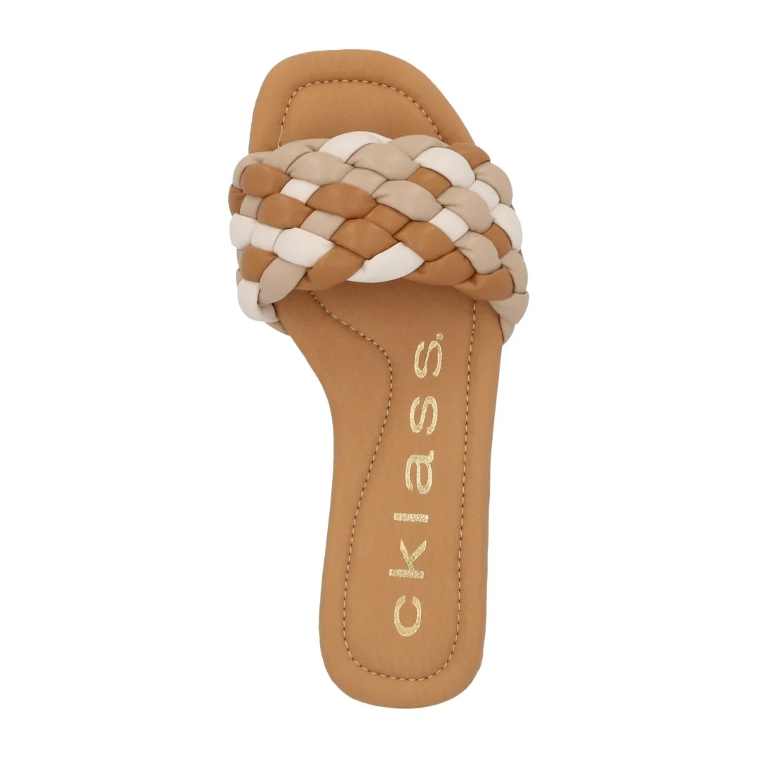 DÚO 621 SANDALIA CASUAL MULTICOLOR Y HUESO DE PISO 21546 - Image 12