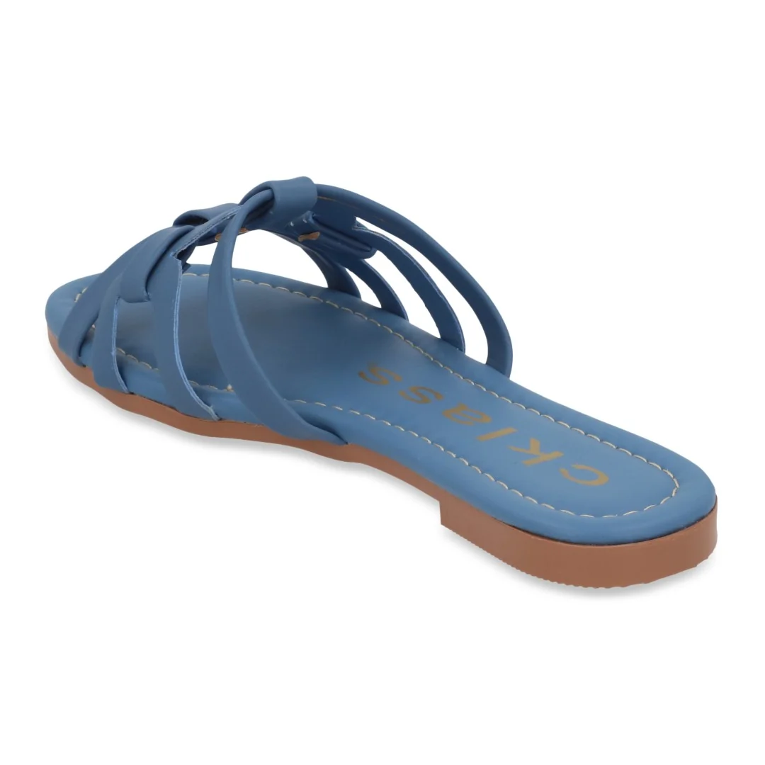 DÚO 625 SANDALIA CASUAL MIEL Y AZUL DE PISO 25915 - Image 10
