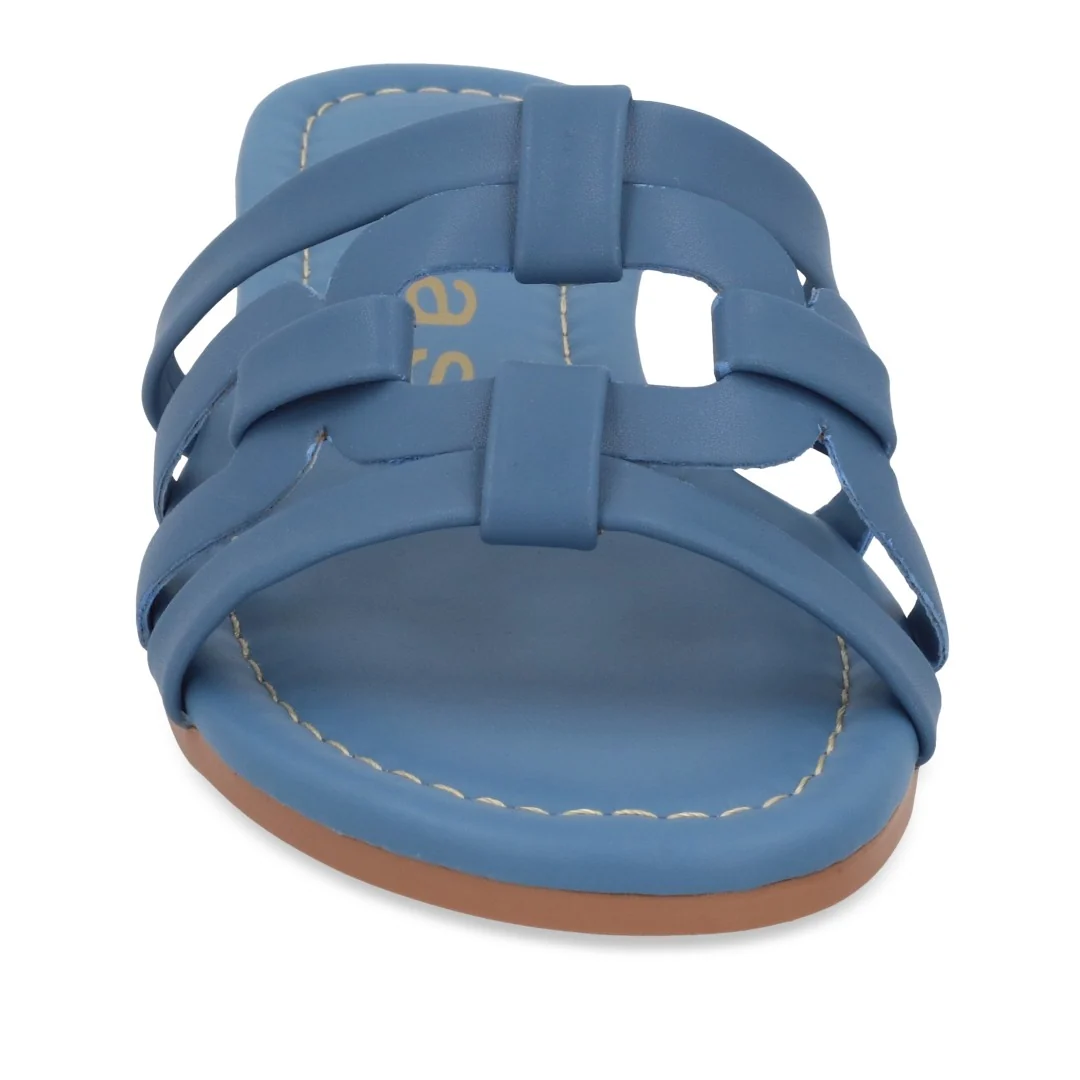 DÚO 625 SANDALIA CASUAL MIEL Y AZUL DE PISO 25915 - Image 11