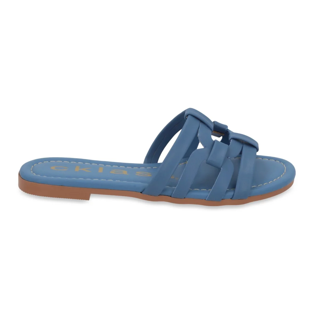 DÚO 625 SANDALIA CASUAL MIEL Y AZUL DE PISO 25915 - Image 9
