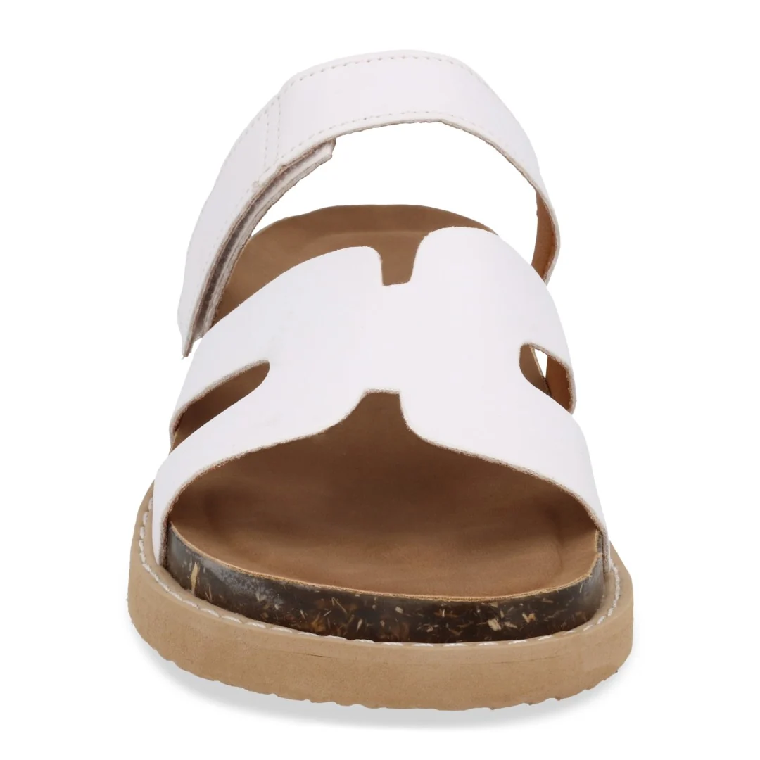 DÚO 632 SANDALIA CASUAL BLANCO Y BEIGE DESTALONADA 90074 - Image 11