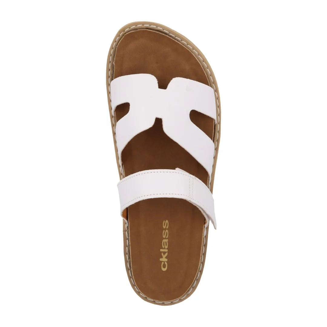 DÚO 632 SANDALIA CASUAL BLANCO Y BEIGE DESTALONADA 90074 - Image 12
