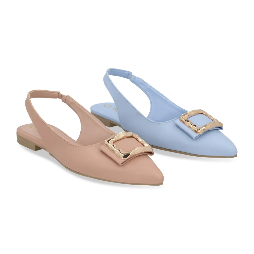 BALERINA DE PISO COLORES BEIGE Y AZUL DUO 639 - Image 7