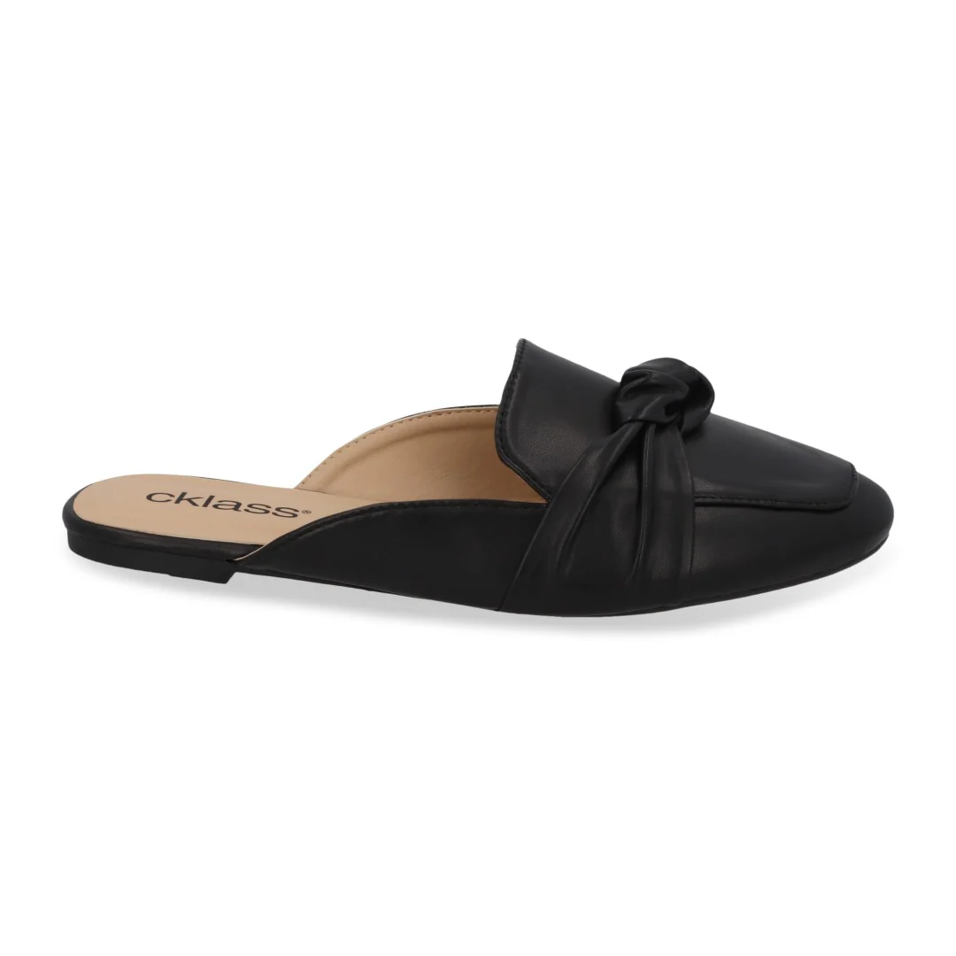 MOCASÍN CASUAL NEGRO Y HUESO CON NUDO DUO 642 - Image 9