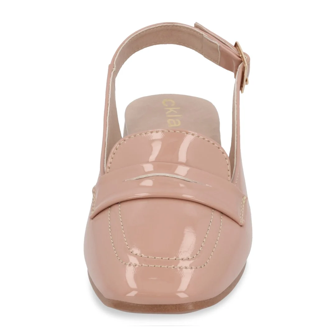 MOCASÍN DE TACÓN NEGRO Y BEIGE PULSERA DUO 647 - Image 5