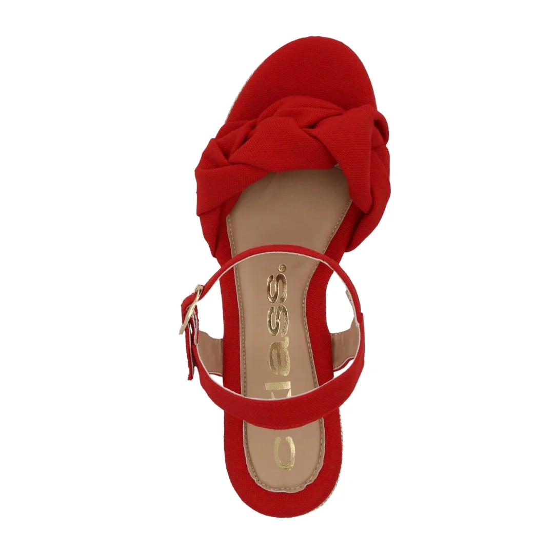 SANDALIA CON PULSERA COLORES BEIGE Y ROJO DUO 650 - Image 6