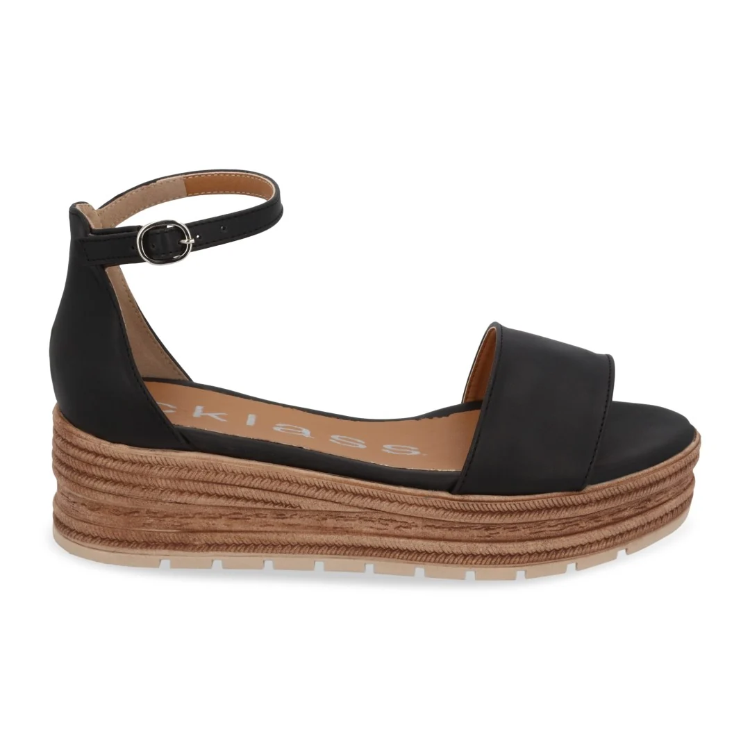 DÚO 653 SANDALIA DE PISO ROSA Y NEGRO CON PULSERA 29928 - Image 3