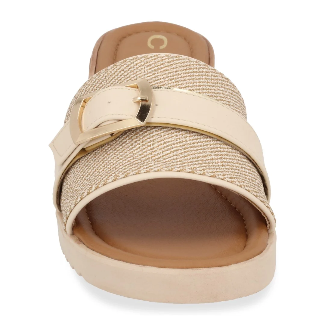 DÚO 658 SANDALIA CASUAL MIEL Y BEIGE CON HEBILLA 21652 - Image 11
