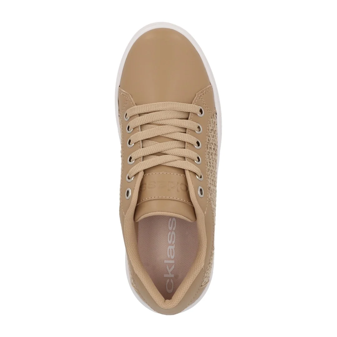 DÚO 662 TENIS CASUALES BEIGE Y HUESO - Image 7