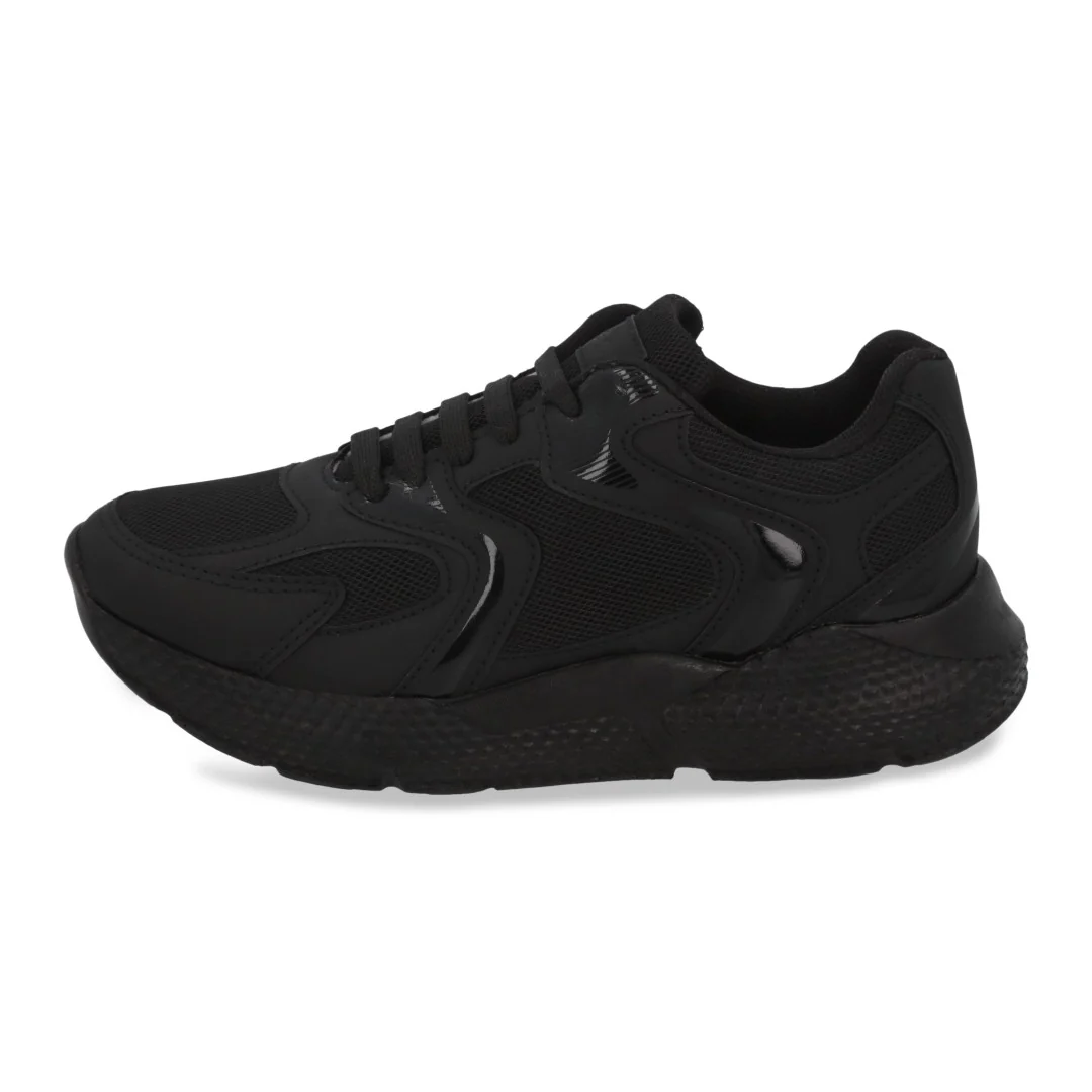 TENIS DE PISO COLORES BLANCO Y NEGRO DUO 665 - Image 3