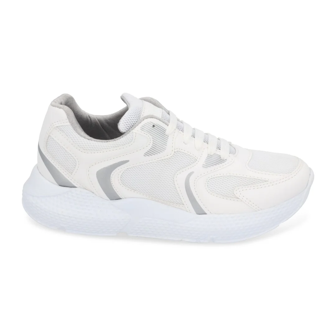 TENIS DE PISO COLORES BLANCO Y NEGRO DUO 665 - Image 9