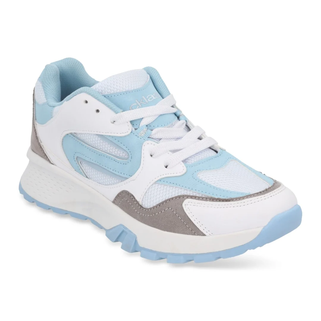 DÚO 666 TENIS CASUAL BLANCO Y AZUL CINTAS 23454 - Image 2