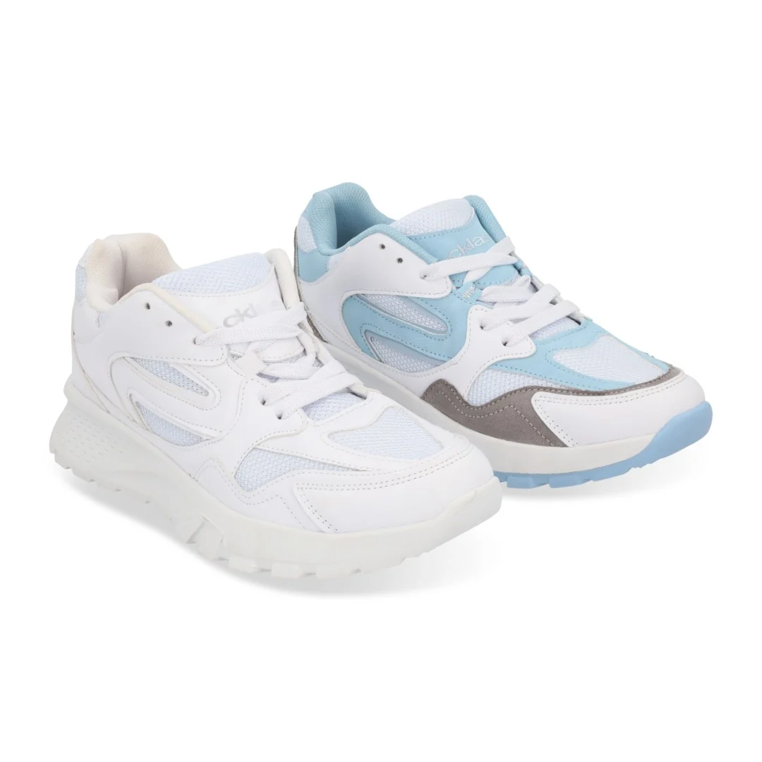 DÚO 666 TENIS CASUAL BLANCO Y AZUL CINTAS 23454 - Image 7