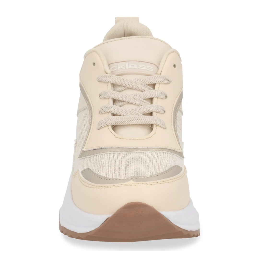 DÚO 667 TENIS DE PISO COLORES NEGRO Y HUESO 08048 - Image 11
