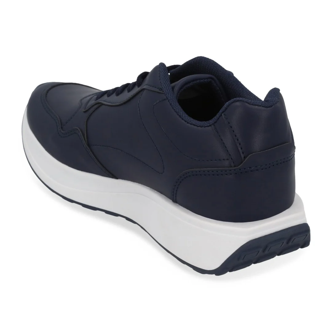 DÚO 668 TENIS DE PISO COLORES HUESO Y MARINO 08049 - Image 3