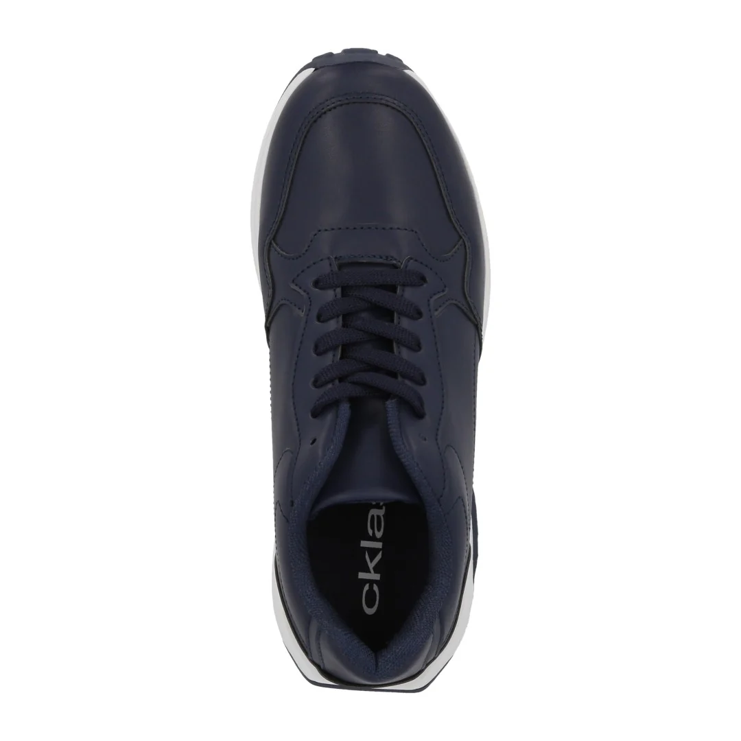 DÚO 668 TENIS DE PISO COLORES HUESO Y MARINO 08049 - Image 6