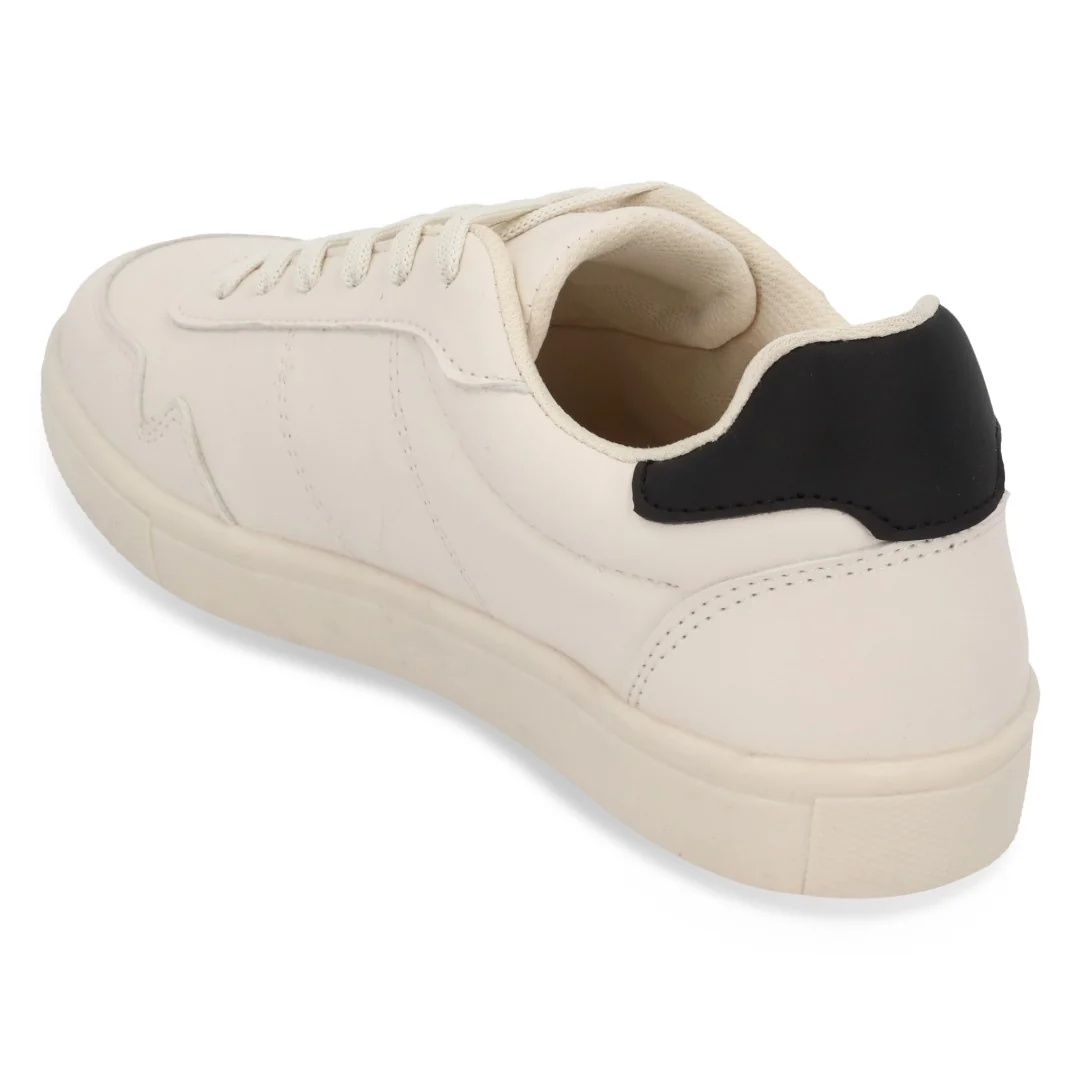DÚO 673 TENIS HUESO Y NEGRO CON AGUJETAS 33086 - Image 10