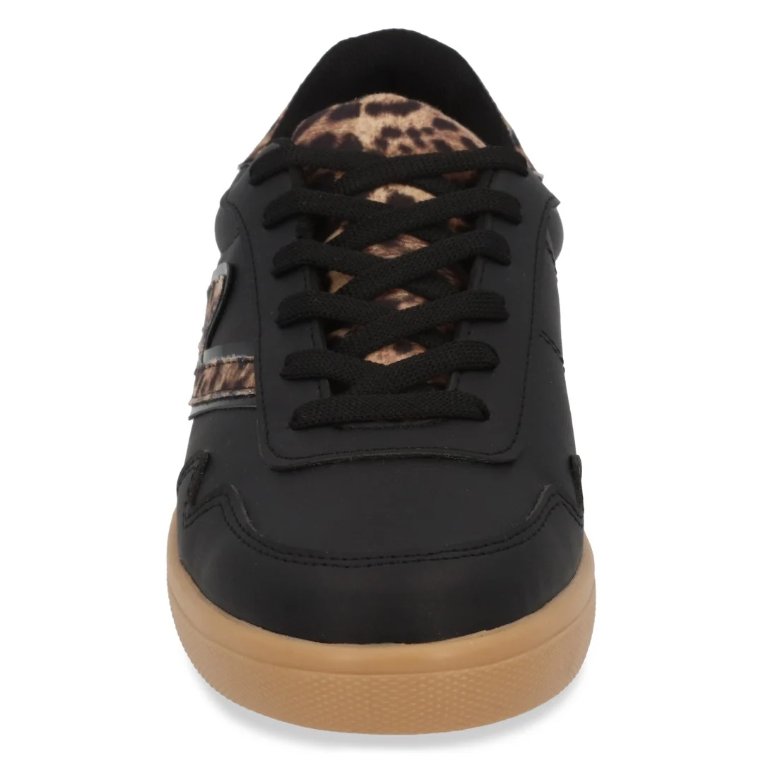DÚO 673 TENIS HUESO Y NEGRO CON AGUJETAS 33086 - Image 5