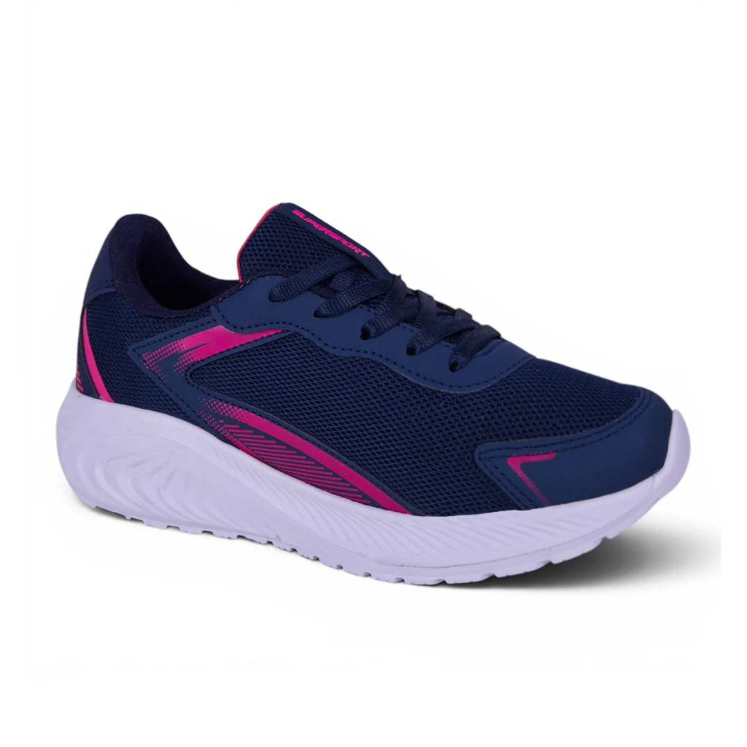 DÚO 757 TENIS DEPORTIVO AZUL Y GRIS