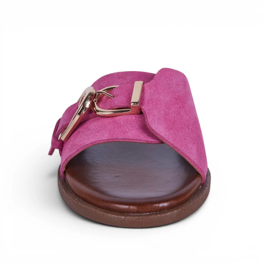 DÚO 780 SANDALIAS CON HERRAJE IVORY Y ROSA - Image 7